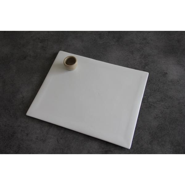 Plateau ana porcelaine GN1/2-32.5x26.5x1 CM